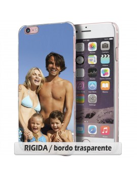 Cover per samsung Galaxy S6 Edge plus + 928f - RIGIDA / bordo trasparente