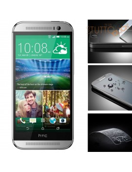 Pellicola vetro temperato proteggi schermo per HTC one 2 M8 tempered glass