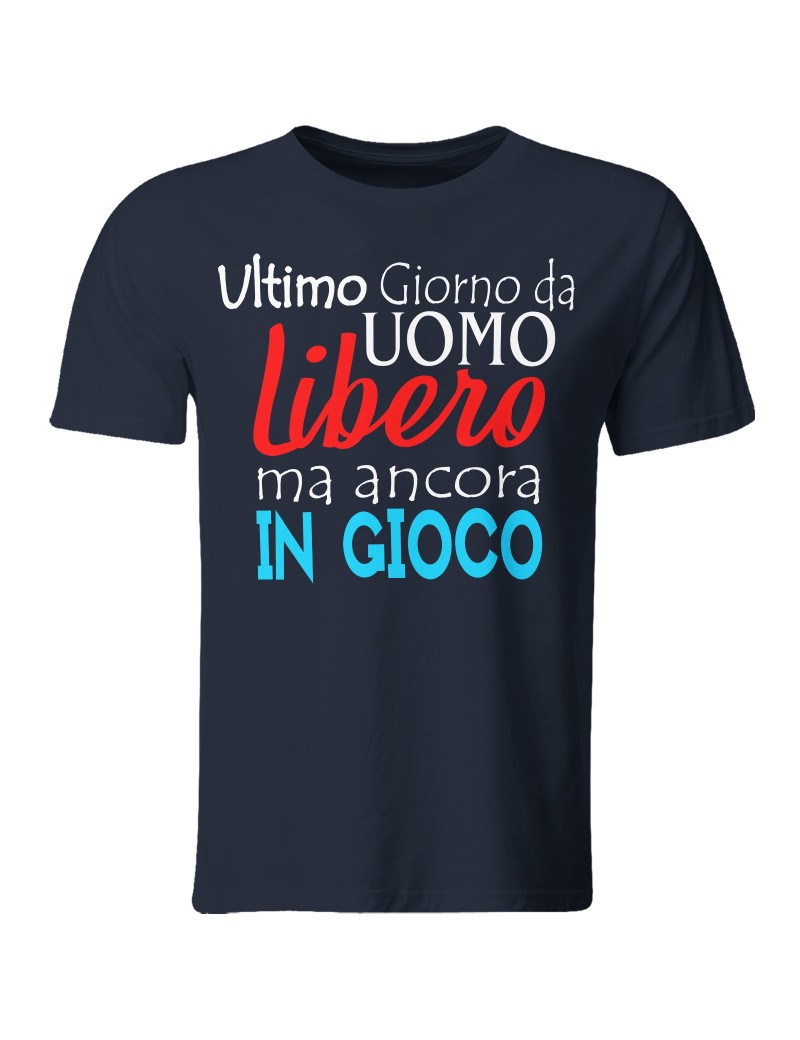 T-shirt Addio Al Celibato Personalizzabile | Magliette Sposo E Amici | Cotone | Stampe Di Qualità | Tante Taglie E Colori