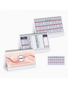Calendario da scrivania personalizzabile 2020 Gadget promo natalizio PA710RO