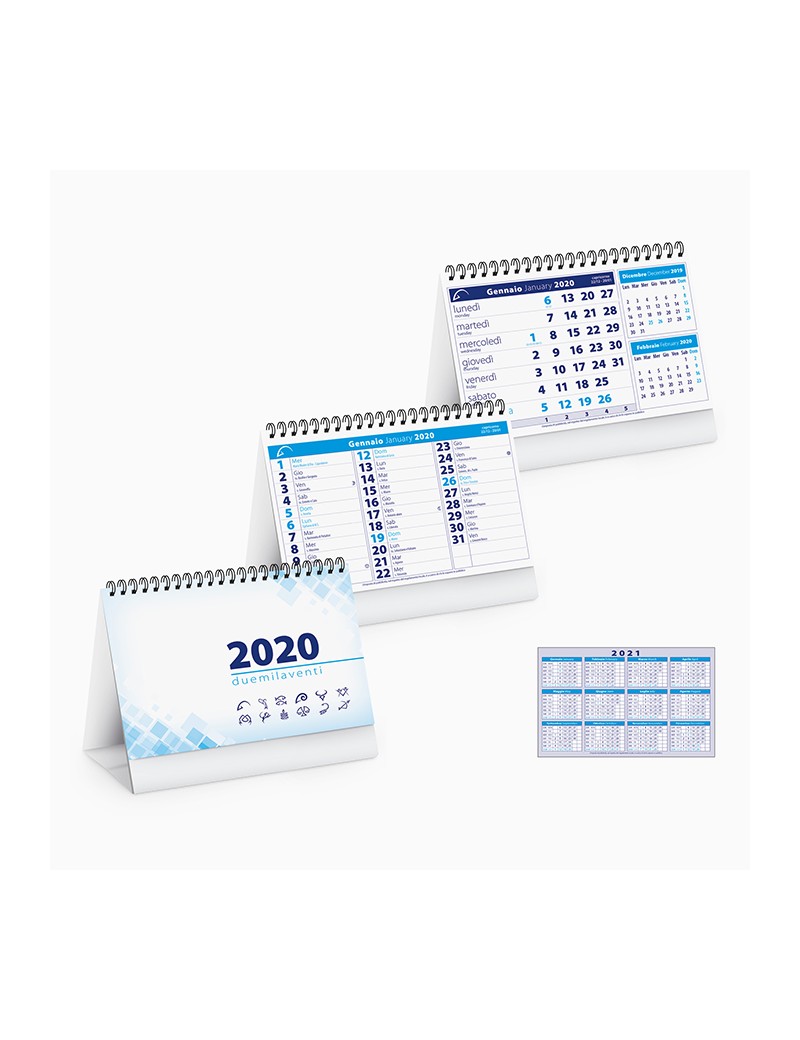 Calendario da scrivania personalizzati 2020 Gadget Olandese Promozionale PA700BL