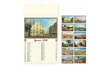 Calendari personalizzati 2020 pubblicitari da parete muro italia antica quadro PA014