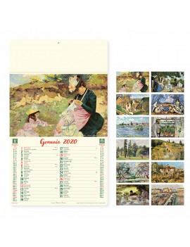 Calendari personalizzati 2020 pubblicitari da parete muro artistico arte PA032
