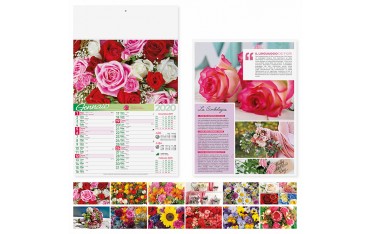 Calendari personalizzati 2020 illustrato olandese da parete muro fiori piante PA103