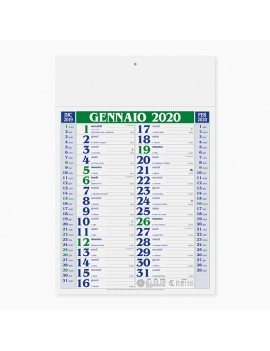 Calendari da parete muro ufficio da personalizzare 2020 Gadget Aziendale PA650VE