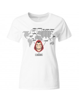 T-shirt manica corta Mappa Dalì serie 3