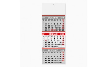 Calendari personalizzati 2020 olandese trittico parete muro TRIS promo PA505RO