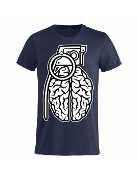 T-shirt Uomo donna bambino - Granata Cervello GR196 -...