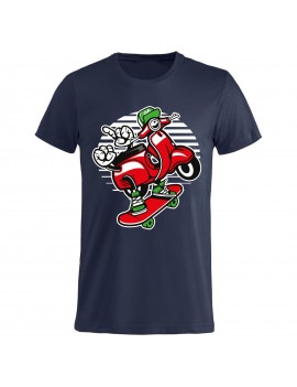 T-shirt Uomo donna bambino - Vespa in skate GR228 -...