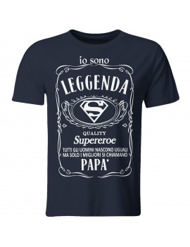 Maglia maglietta t shirt festa del Papà idea regalo SUPEREROE BRAND JACK GR410