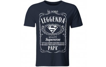 Maglia maglietta t shirt festa del Papà idea regalo SUPEREROE BRAND JACK GR410