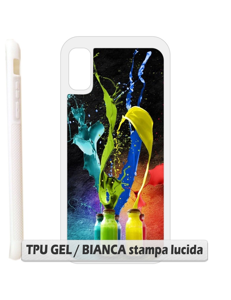 Cover per Apple Iphone X - TPU GEL / BIANCA sb